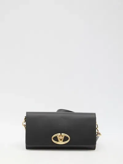 Valentino Garavani Vlogo The Bold Edition Crossbody Pouch In Black