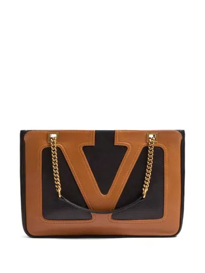 Valentino Garavani Vlogo Tote Bag In Black