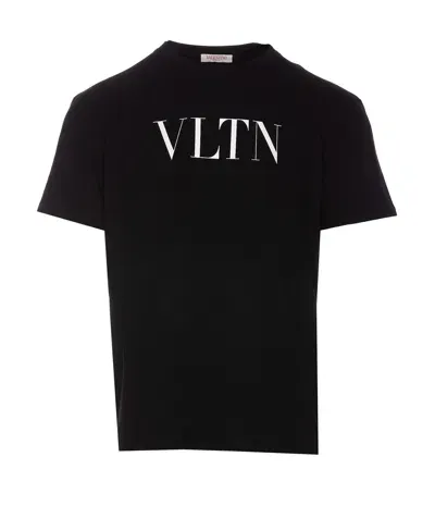 Valentino Vltn T-shirt In Black