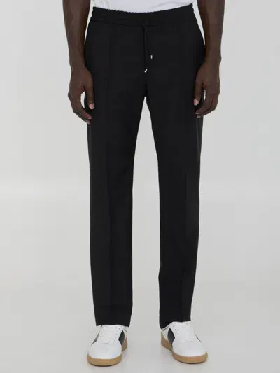 Valentino Wool Pants In Black