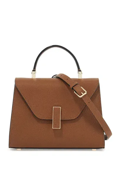 Valextra Iside Micro Handbag In Brown