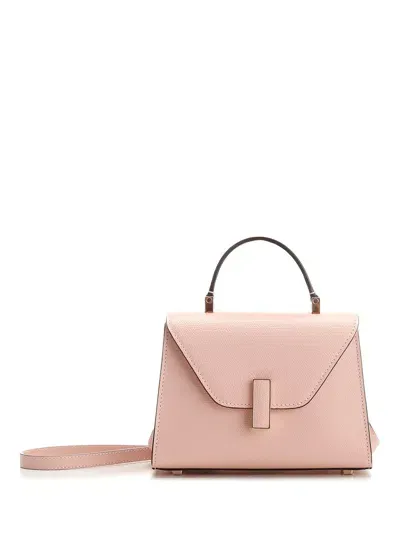 Valextra Iside Micro Top Handle Bag In Rose