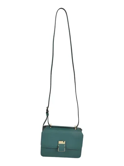 Valextra Long Strap Shoulder Bag In Grün