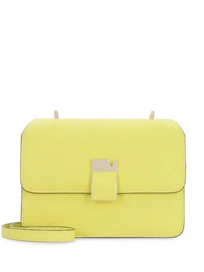 Valextra Mini Nolo Crossbody Bag In Yellow