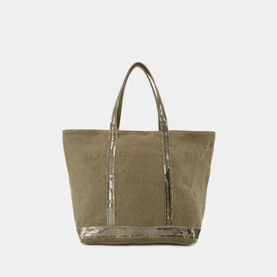 Vanessa Bruno Cabas L Shopper Bag In Brown