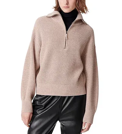 Vanessa Bruno Darshan Wool Sweater In Beige