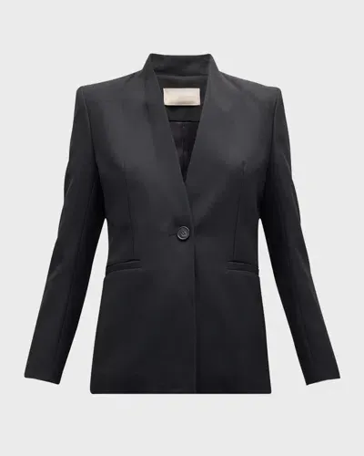 Vanessa Bruno Diona Single-button Blazer In Noir