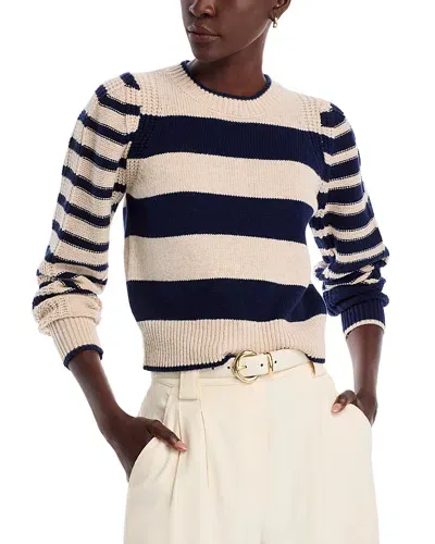 Vanessa Bruno Dipika Sweater In Ecru/marine