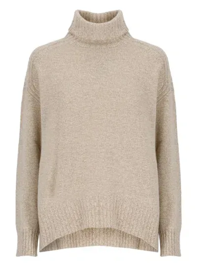 Vanisé Vanise Beige Cashmere Sweater In Neutrals