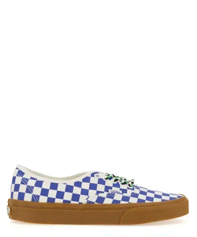 Vans Authentic Checked Sneakers In White