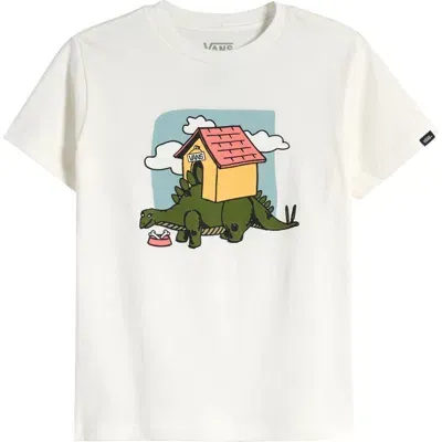 Vans Kids' Dino Home Graphic T-shirt In Marshmallow