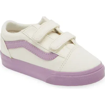 Vans Kids' Old Skool V Sneaker In Lavender Mist