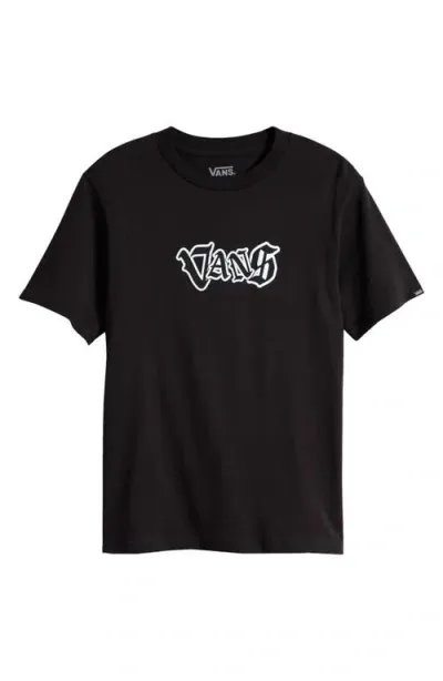 Vans Kids' Shattered Cotton Graphic T-shirt In Black