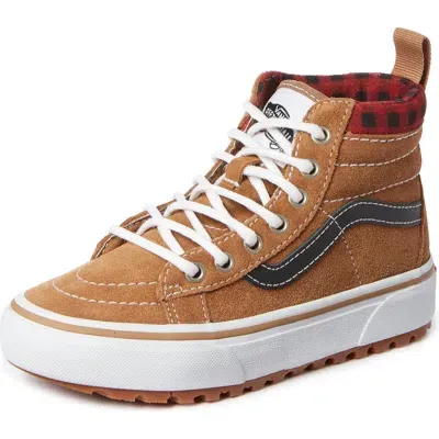 Vans Kids' Sk8-hi Mte-1 Sneaker In Brown/black