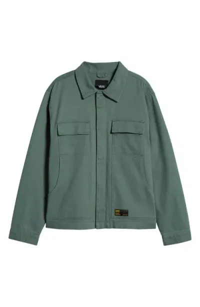 Vans Mcavoy Station Jacket In Dark Forest