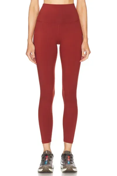 Varley Freesoft Super High 25 Legging In Russet Brown