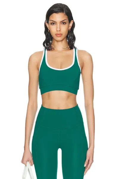 Varley Move Selma Bra In Aventurine & White