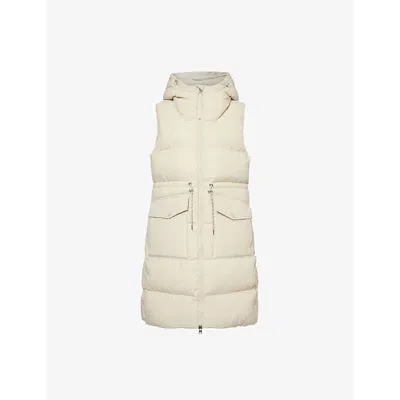 Varley Irving Down Vest In Bone White