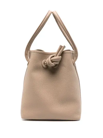 Vasic Mini Bond Tote Bag In Brown