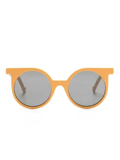 Vava Eyewear Cat-eye Frame Sunglasses In Orange