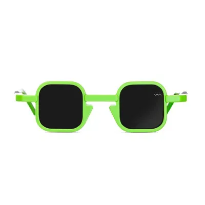 Vava Wl0067 White Label Acid Green Sunglasses In Crl