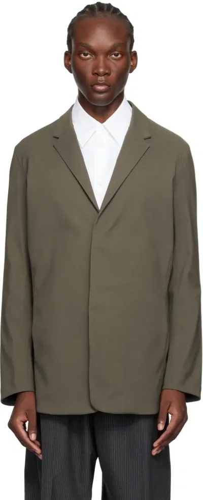 Veilance Gray Indisce Blazer In Shade