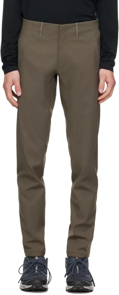 Veilance Khaki Indisce Trousers In Shade