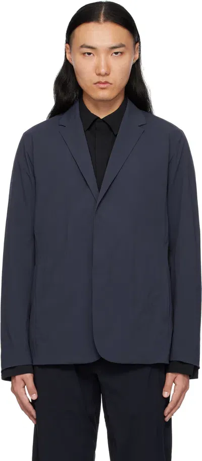 Veilance Navy Lt Blazer In Black Sapphire