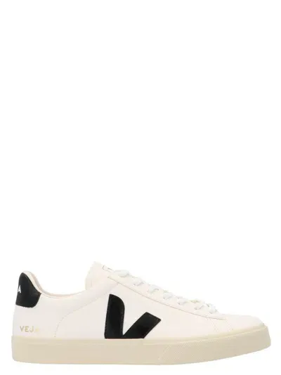 Veja Blackwhite Campo Sneakers In White/black