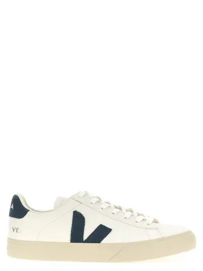 Veja Campo Chrome Sneakers In Extra White/california