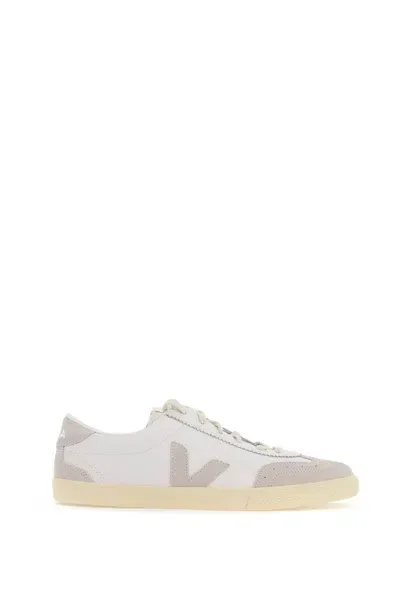 Veja Volley Low-top Court Sneakers In Beige Fabric