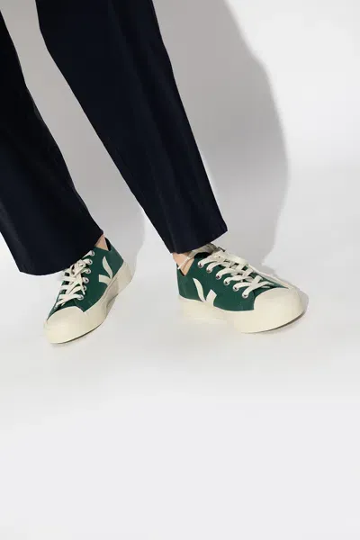 Veja Wata Ii Pierre Canvas Sneakers In Green