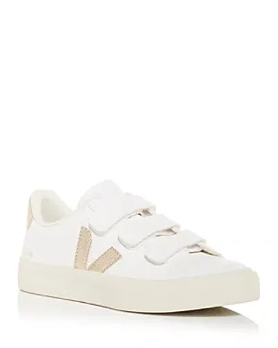 Veja Women's Recife Low Top Sneakers In White/platine