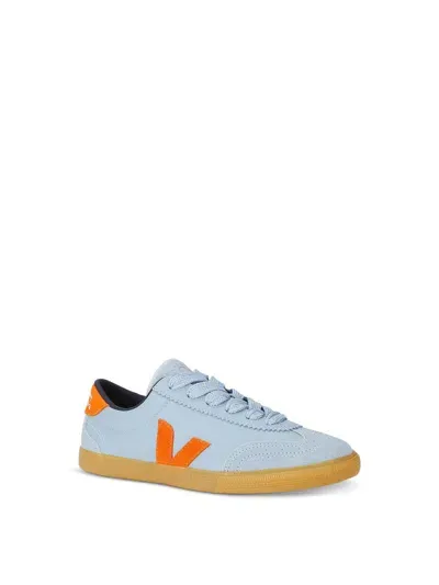 Veja Suede Volley Sneakers In Blue Other