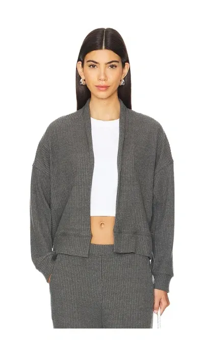 Velvet By Graham & Spencer Lynnette Cardigan In Grey