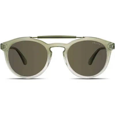 Velvet Eyewear Amelia Sunglasses In Mint