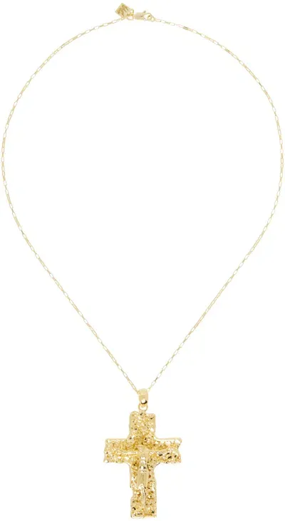 Veneda Carter Gold Vc009 Cross Pendant Necklace