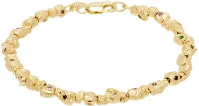 Veneda Carter Gold Vc024 Signature Gem Stone Bracelet