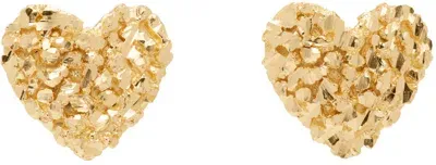 Veneda Carter Gold Vc029 Small Signature Heart Earrings