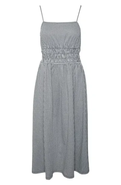 Vero Moda Tilly Gingham Sundress In Black Check Gingham