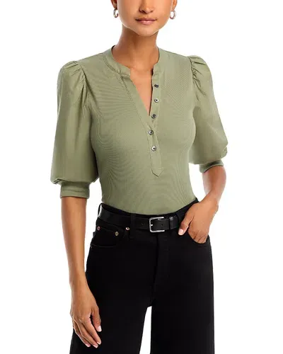 Veronica Beard Coralee Top In Sage