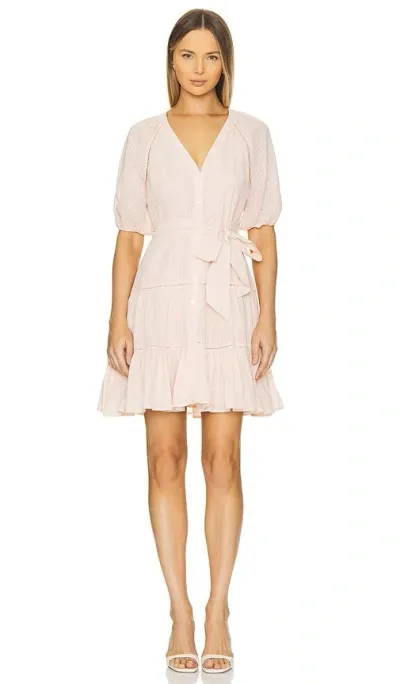 Veronica Beard Dewey Dress In Pink Haze