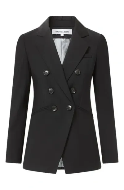 Veronica Beard Elle Wool Blend Dickey Jacket In Black