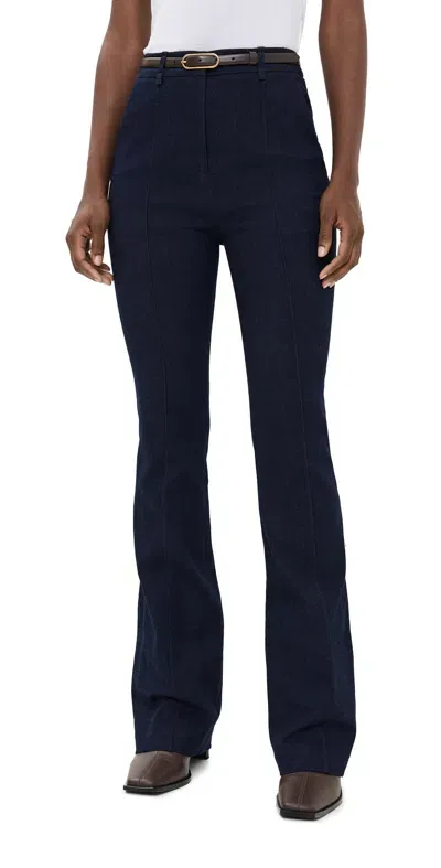 Veronica Beard Beverly High-rise Flared Jeans In Blue