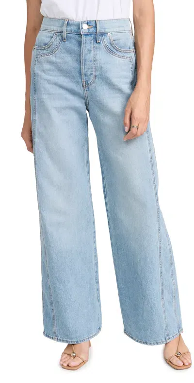 Veronica Beard Jean Taylor High Rise Wide Leg Jeans Nova