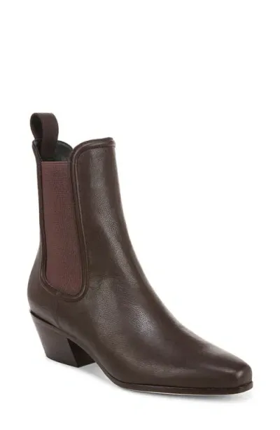 Veronica Beard Lada Chelsea Boot In Espresso