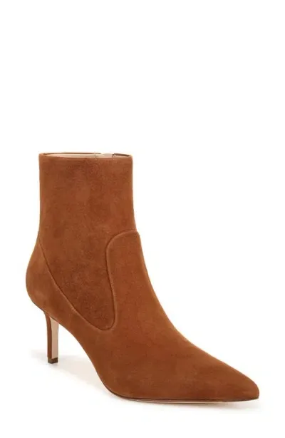 Veronica Beard Larissa Pointed Toe Bootie In Caramel