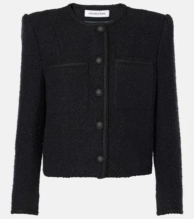 Veronica Beard Lars Cotton-blend Jacket In Black