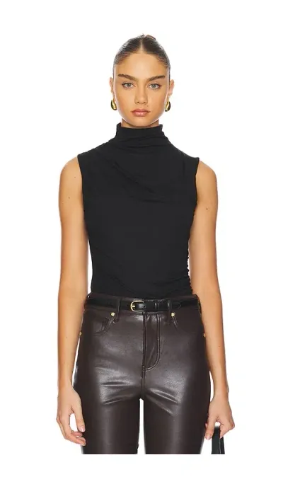 Veronica Beard Mylie Sleeveless Top In Black