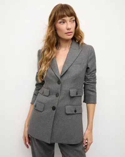 Veronica Beard Nalani Dickey Jacket In Heather Grey